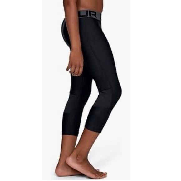UNDER ARMOUR • Boys HeatGear Armour ¾ Leggings - Picture 3 of 6